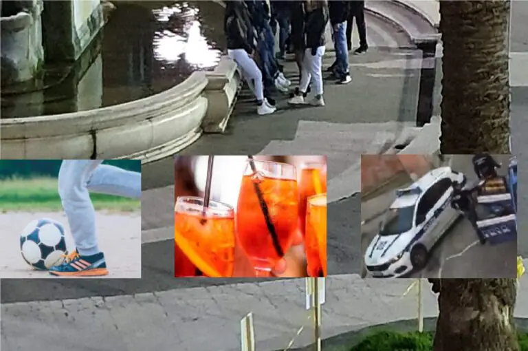 Partitelle di calcio e banchetto post promessa, assembramenti per accogliere zona rossa
