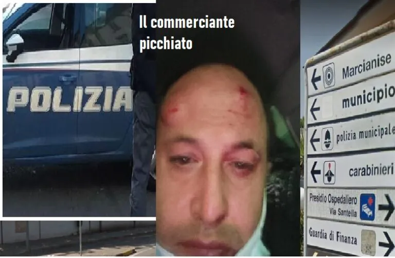 Commerciante picchiato per 180 euro, 26enne spedito in cella: l’ha tradito il tatuaggio