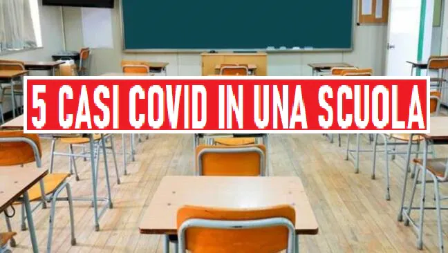Cinque contagi in una scuola in 24 ore: “Tutti in Dad fino al 7 maggio”