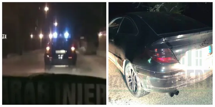 Inseguimento da film a Mercedes: 21enne in fuga con la droga stanato dai carabinieri