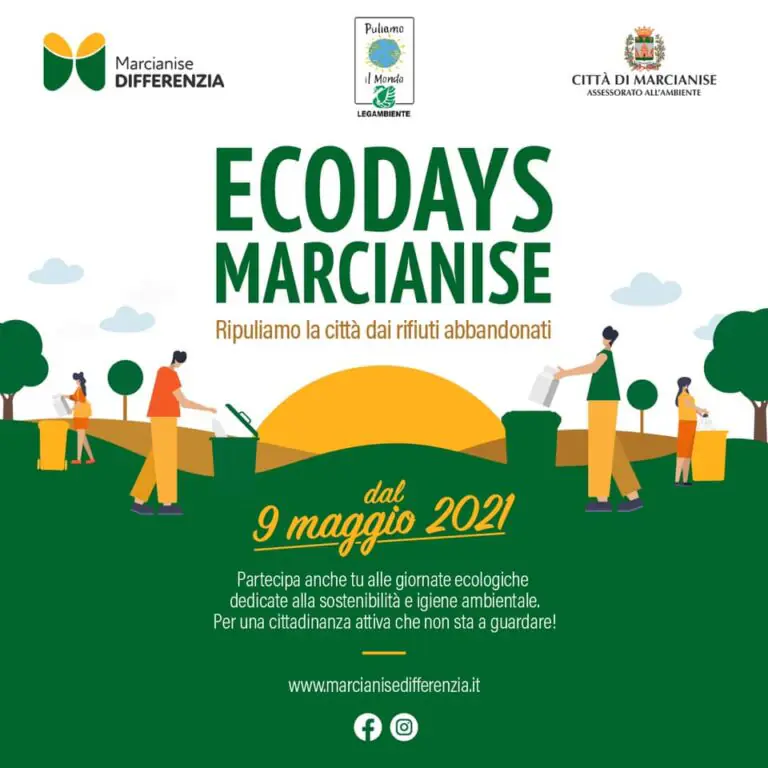 Ecodays al via, si parte dal rione Medaglie d’Oro