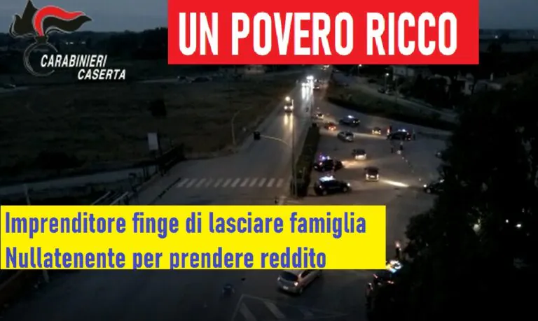 Società gli frutta 100mila euro, imprenditore finge di lasciare famiglia e prende il reddito