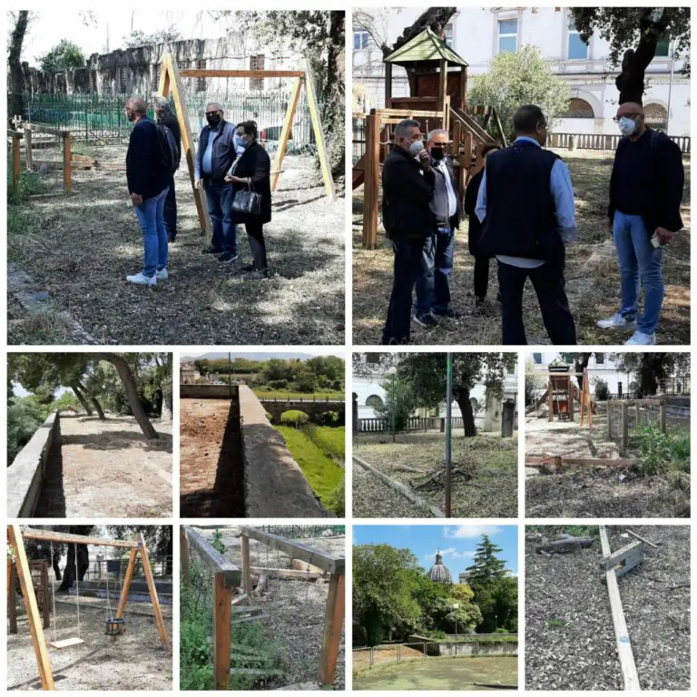 Villa comunale riapre grazie ai progetti utili: il sopralluogo decisivo