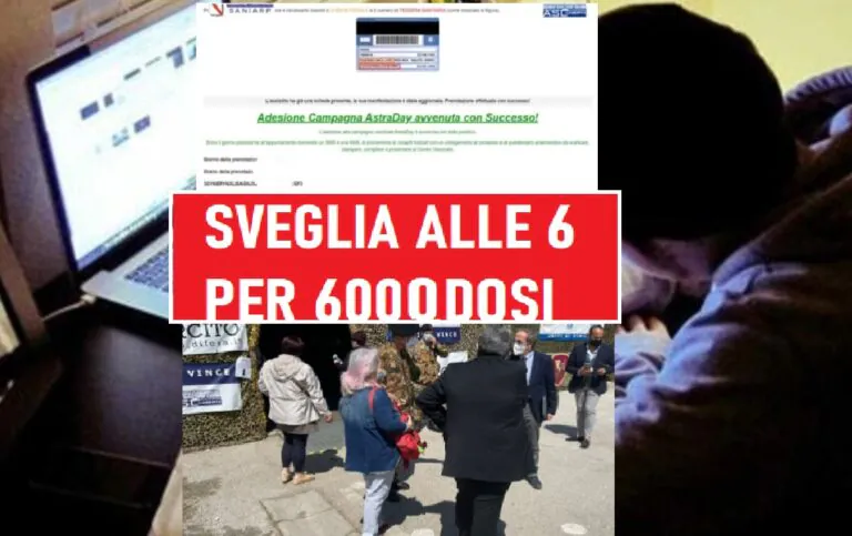 AstraDay bis, sveglia all’alba e stop overbooking: ecco come garantirsi la dose