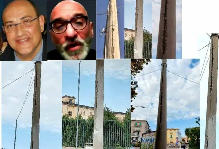 Incubo pali danneggiati al rione Ferrovia, pronto esposto in Procura