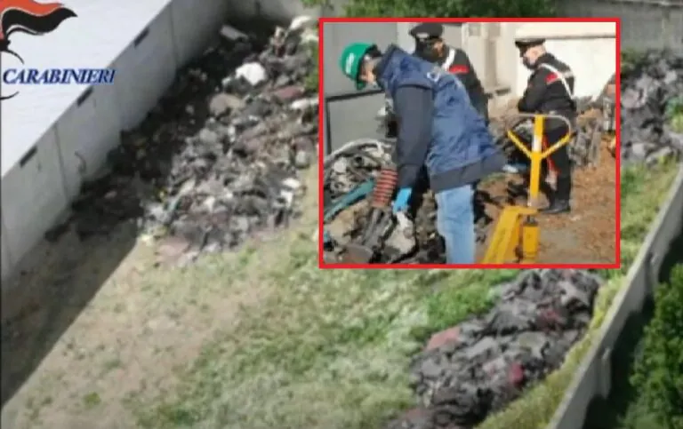 Blitz all’isola ecologica, scatta il sequestro