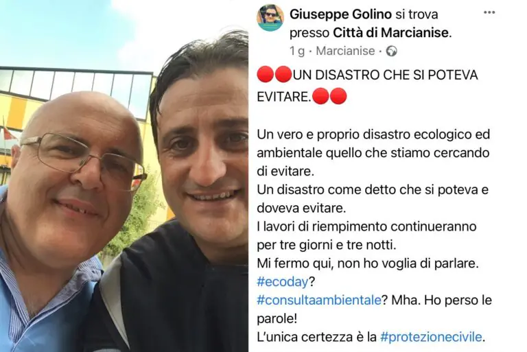 “Galeotto fu il post e chi lo scrisse”: Velardi revoca deleghe a Golino dopo critiche sul laghetto
