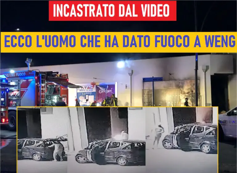 Appicca le fiamme al maxi store del mini centro commerciale, le immagini lo incastrano