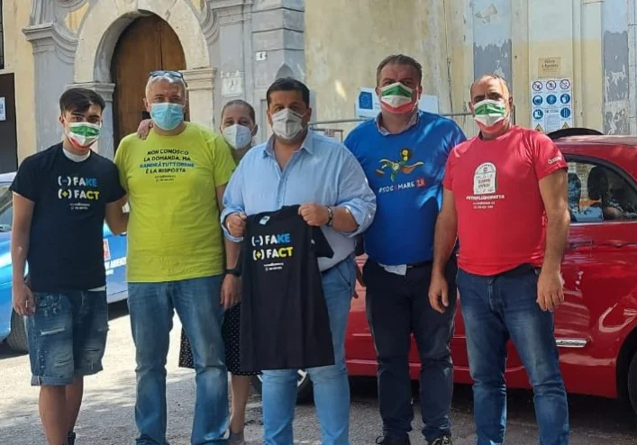 Volontari Udicon in azione nel parco del Partenio