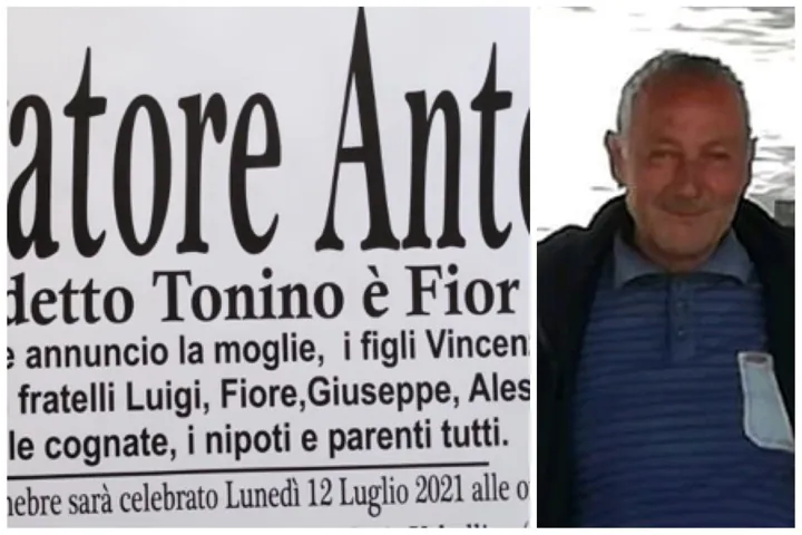 Lutto in paese per la dipartita del caro Tonino ‘e Fior