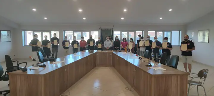 Il Comune consegna gli encomi agli esponenti della Protezione civile. IL VIDEO