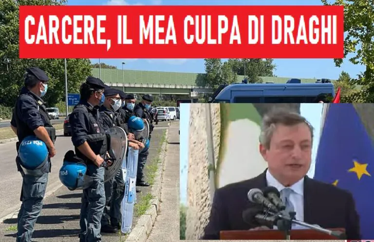 Mattanza, Draghi si scusa coi detenuti: “Governo non dimentica. Voltiamo pagina”