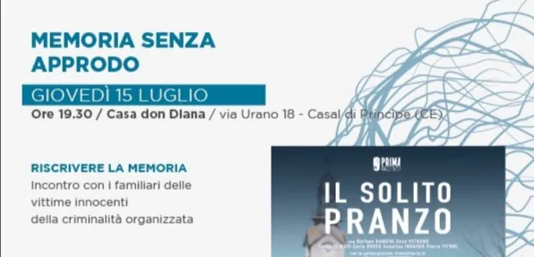 Festival dell’impegno civile, oggi la terza tappa a Casa Don Diana di Casal di Principe