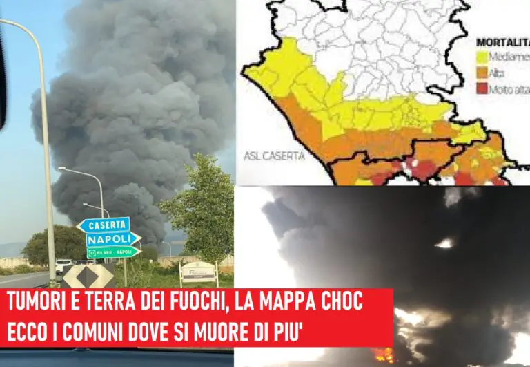 Tumori nel Casertano, il dossier choc: ecco i Comuni dove si muore di più