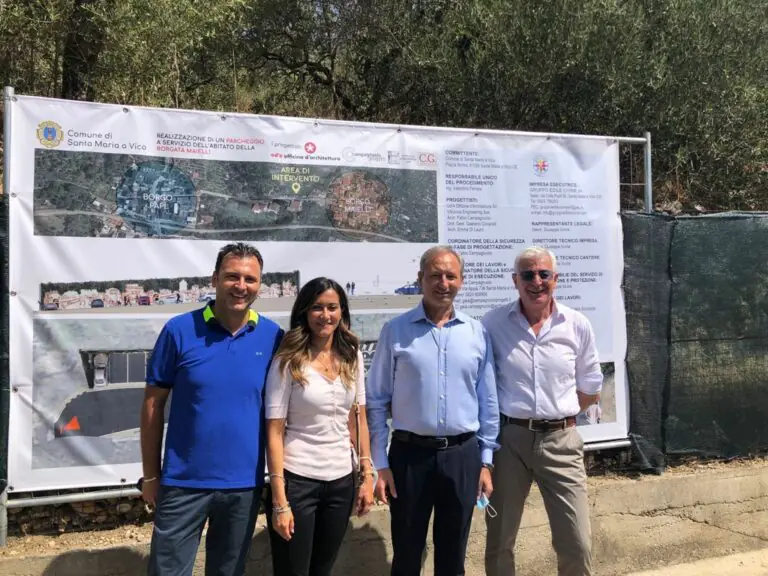 Via ai lavori per il parcheggio del Borgo degli Innamorati