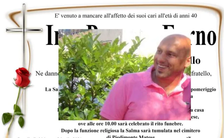 Giovane ingegnere muore mentre è al mare con la famiglia: lascia due bimbe
