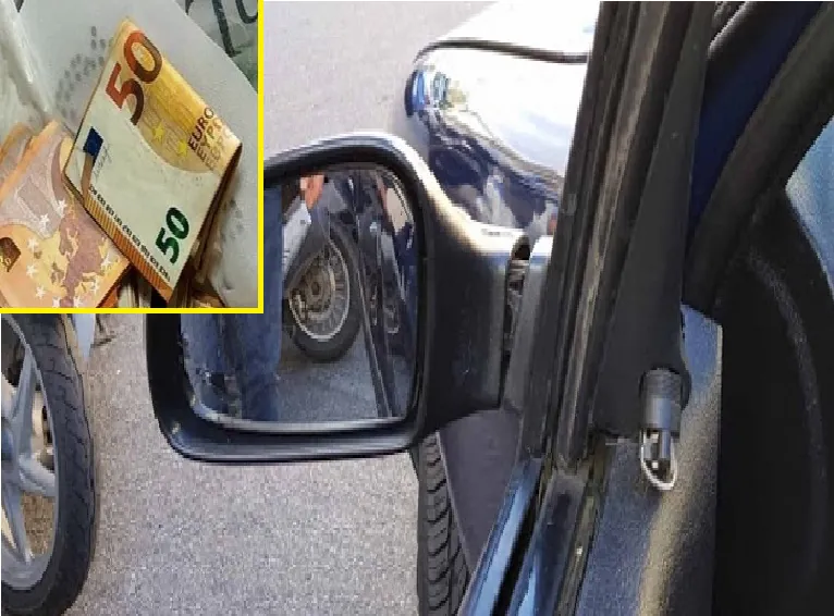 Due stanati dopo truffa dello specchietto
