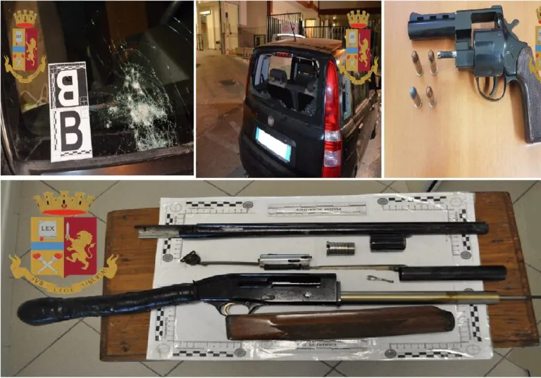Faida per il controllo del litorale, ecco armi e foto dell’agguato: così commando accerchiò i rivali