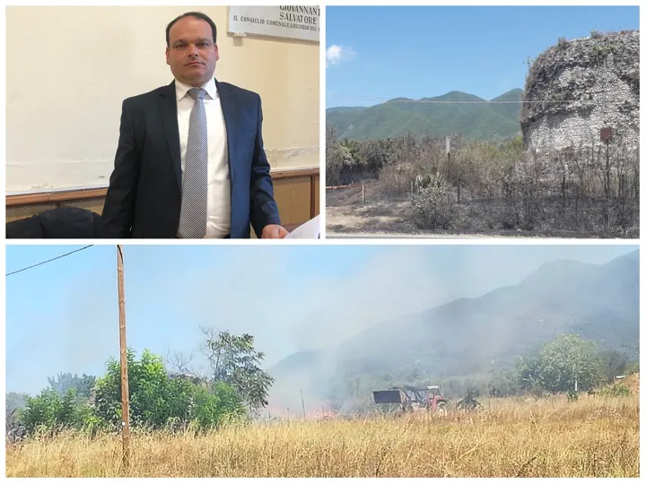 Il vicesindaco veste i panni di ‘Grisù’ e doma le fiamme