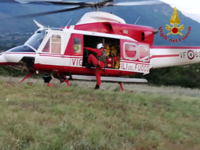 Sette scout non rientrano al campo, arriva elicottero