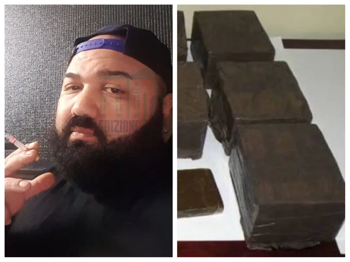Maxi sequestro di hashish: arrestato pizzaiolo dell’hinterland