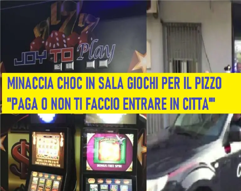 NOMI E DETTAGLI. Gli nega pizzo e vuole distruggere “Joy to Play”: “So u’ schizzato”