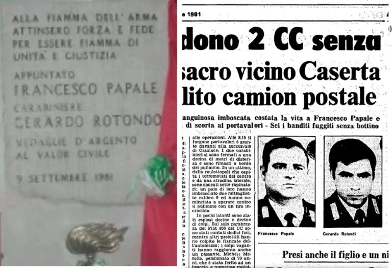Uccisi da banda di rapinatori: la cerimonia per i carabinieri eroi