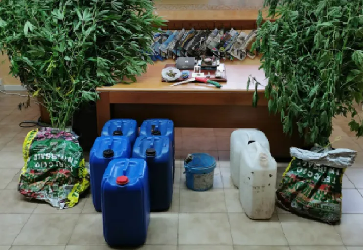 Lo seguono mentre passeggia coi cani, scoprono il bunker della droga. FOTO