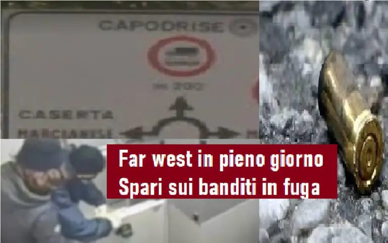 Spari in strada dopo il furto in casa: far west in pieno giorno