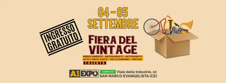 Fiera del Vintage nel polo fieristico A1 Expò