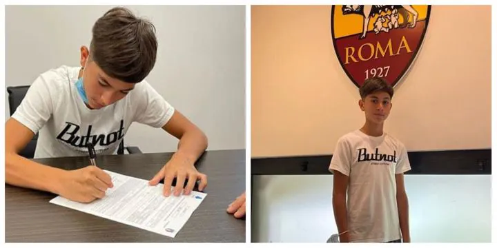 Giovane calciatore della Valle firma con la Roma under 15