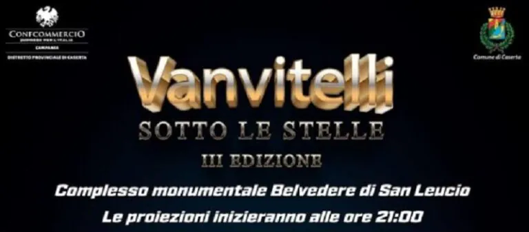Vanvitelli sotto le stelle: appuntamento del 7 agosto al Belvedere di San Leucio