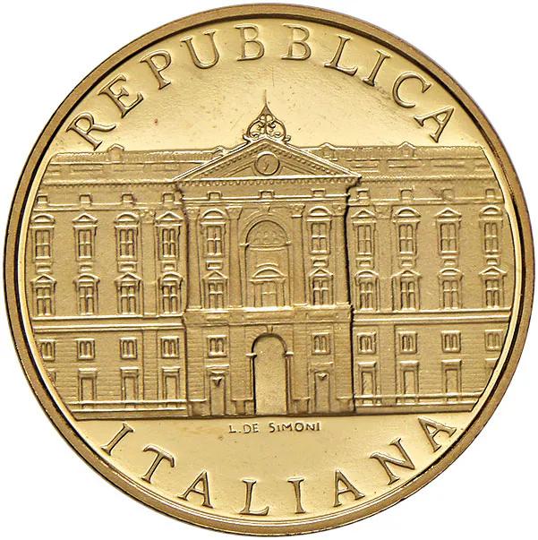 Le preziose 50.000 della Reggia di Caserta: una moneta d’oro per commemorare il capolavoro di Vanvitelli