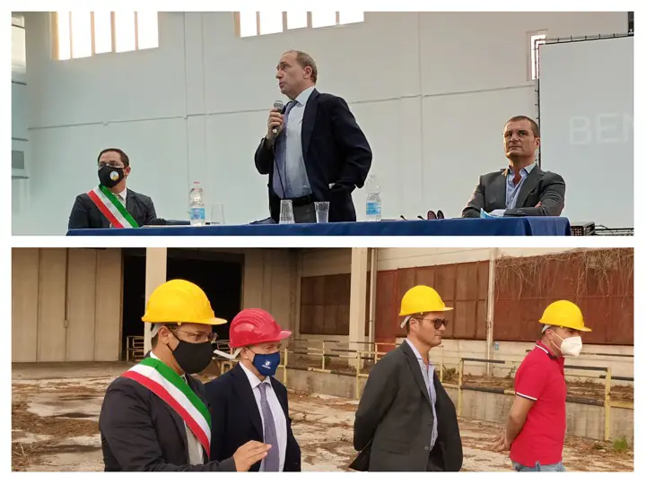 Visita in città del vice di De Luca e Zannini per le opere finanziate all’amministrazione Martiello