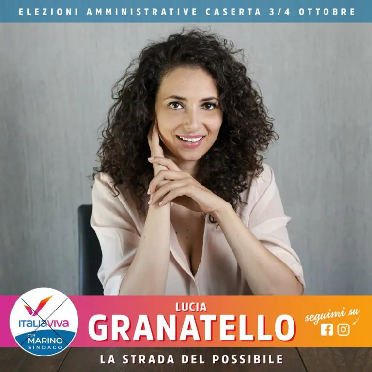 Lista Italia Viva: Lucia Granatello si presenta. VIDEO