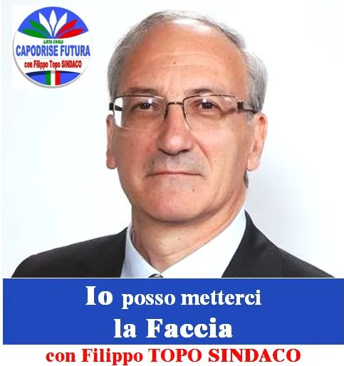 Topo si presenta così: “Io posso metterci la faccia”