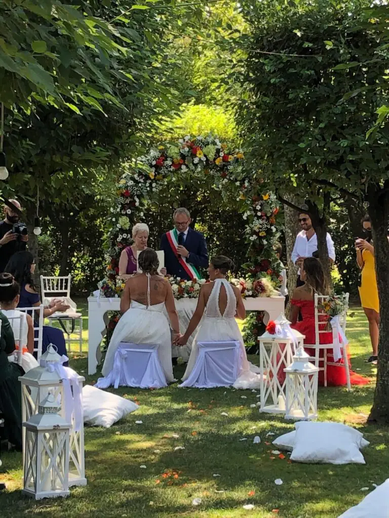 Unione civile e banchetto nuziale nella nota wedding location