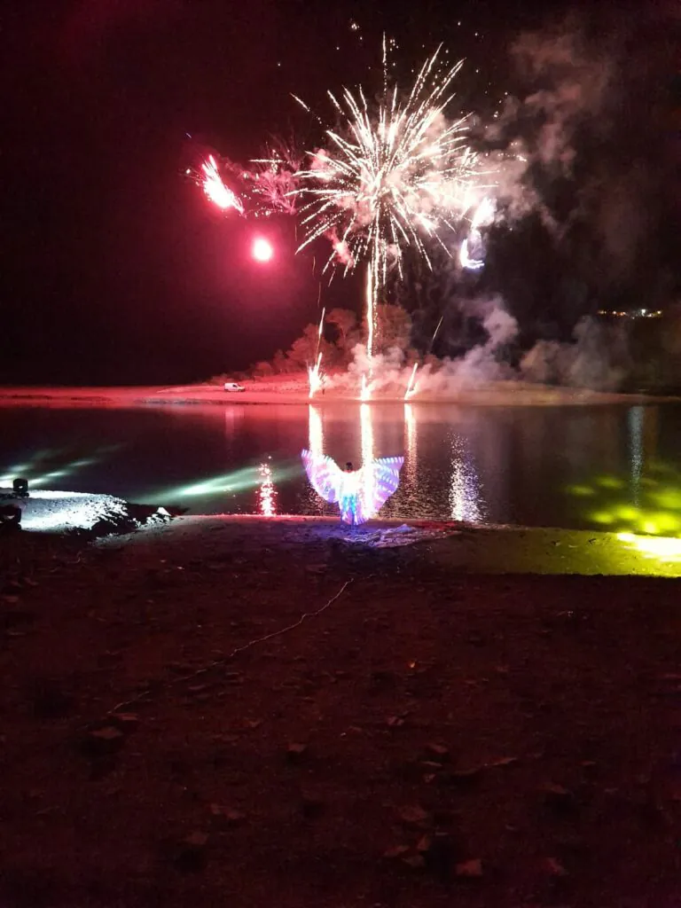 Luci sul lago: spettacolo nel Casertano