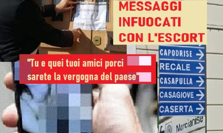 Il messaggio della escort dopo il party hot con gli amici: “Sarai la vergogna del paese”