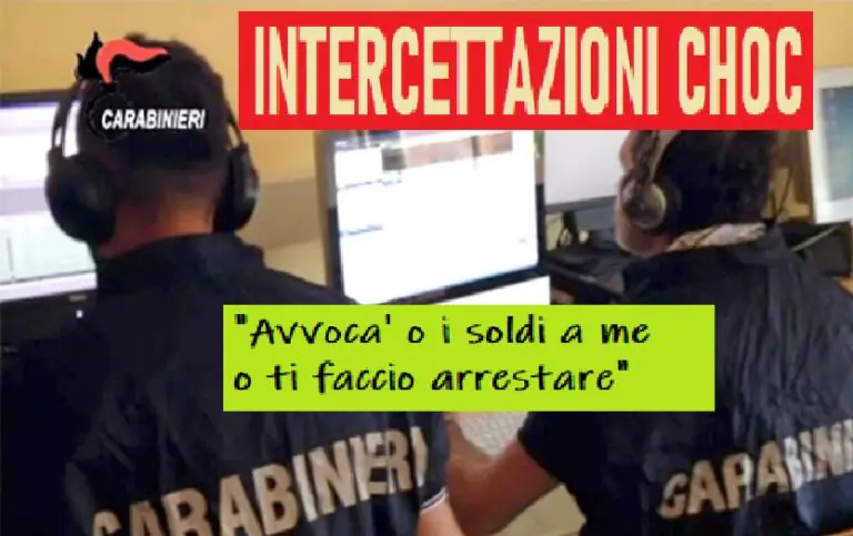 Falsi incidenti, legale minacciato dagli stessi complici: “Avvoca’, ti canto e ti faccio arrestare”