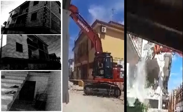Casa demolita, Procura: “Non era abuso di necessità e famiglie hanno già altre sistemazioni”
