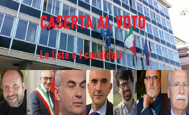 Caserta al voto. Liste e candidati