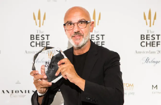 Il monarca casertano della pizza ora è anche “Best Chef”: incoronato ad Amsterdam