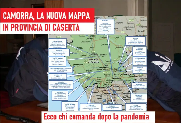 La nuova mappa dei clan nel Casertano: chi comanda e chi ha approfittato della pandemia