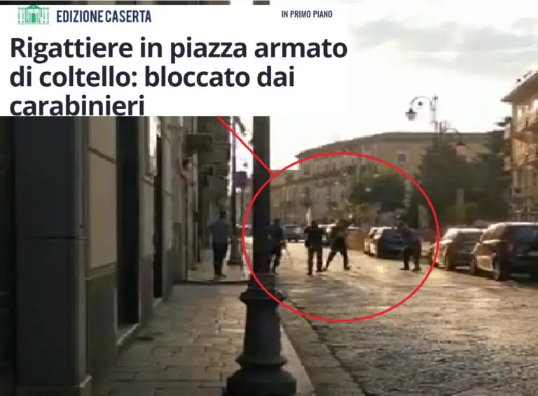 IL VIDEO CHOC. Rigattiere armato, un ferito e un fermato