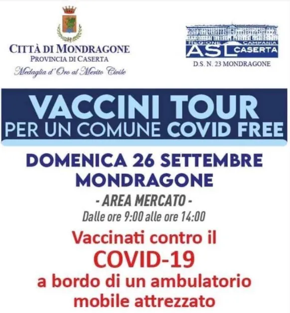 Campagna vaccinale, Pacifico: “Domenica 26 nuovo open day nell’area mercato”