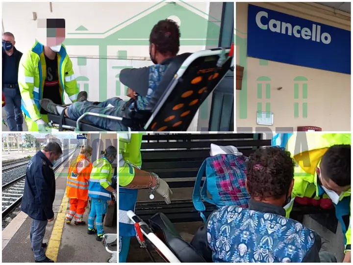Choc alla stazione nella valle: gli spaccano la testa sul treno. Arriva la polizia