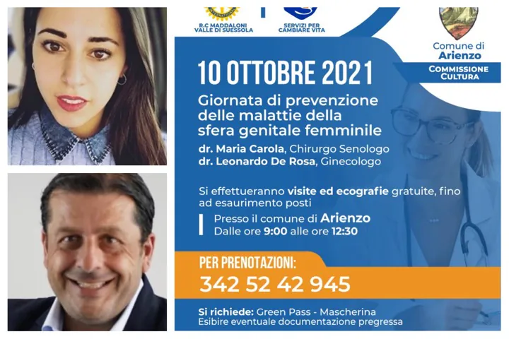 Malattie della sfera genitale femminile: c’è l’iniziativa di prevenzione con la delegata comunale