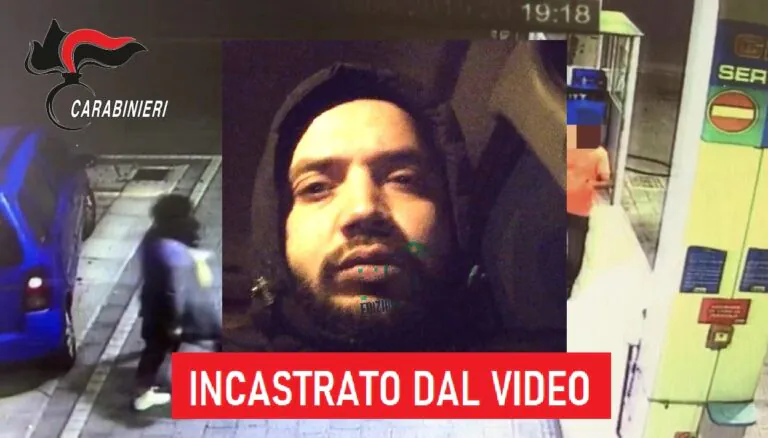 Assalto al distributore, o’ Sett incastrato da un video: è caccia al complice