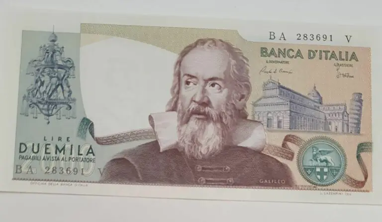 Galileo Galilei in pole: la sua banconota è una vera scoperta
